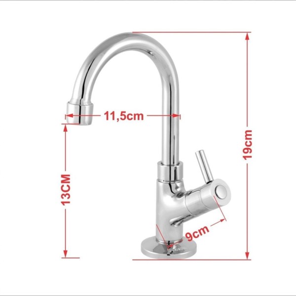 Encontraproduto.com.br - Kit Cuba Q355 Torneira 1198 Metal Válvula Click 1 1/2 Polegada Sifão Pvc Flexível Compace Branco Gel