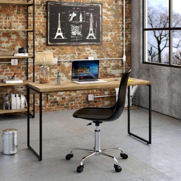 Encontraproduto.com.br - Mesa de Escritório Studio Carvalho 135 cm
