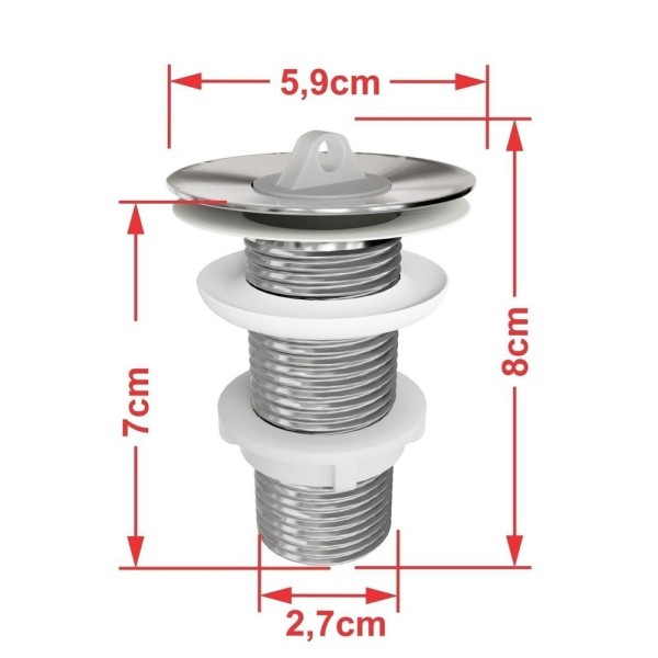 Encontraproduto.com.br - Kit Cuba Rt30 Riviera Com Torneira Link 1062 E Válvula Metal Com Sifão E Flexível Azul Escuro