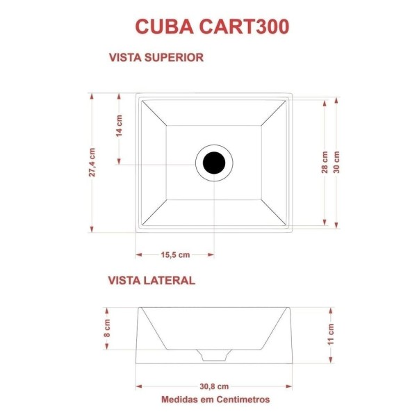 Encontraproduto.com.br - Kit Cuba Rt30 Riviera Com Torneira Link 1062 E Válvula Botão Com Sifão E Flexível Amarelo