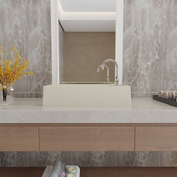 Encontraproduto.com.br - Kit Cuba Rl545 Roma Com Torneira C50 E Válvula Abs Com Sifão E Flexível Bege