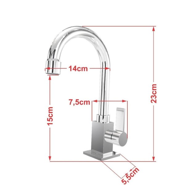 Encontraproduto.com.br - Kit Cuba Rl545 Roma Com Torneira Luxo E Válvula Metal Com Sifão E Flexível Branca