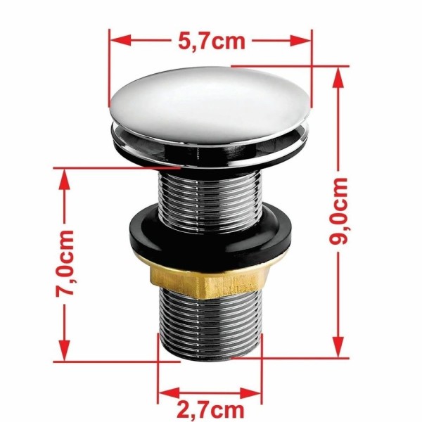 Encontraproduto.com.br - Kit Cuba Rl545 Roma Com Torneira Luxo E Válvula Click Com Sifão E Flexível Branca