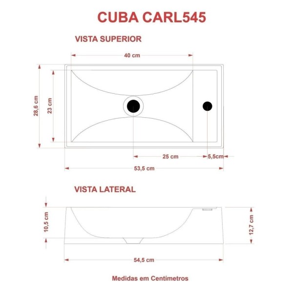 Encontraproduto.com.br - Kit Cuba Rl545 Roma Com Torneira Luxo E Válvula Click Com Sifão E Flexível Branca