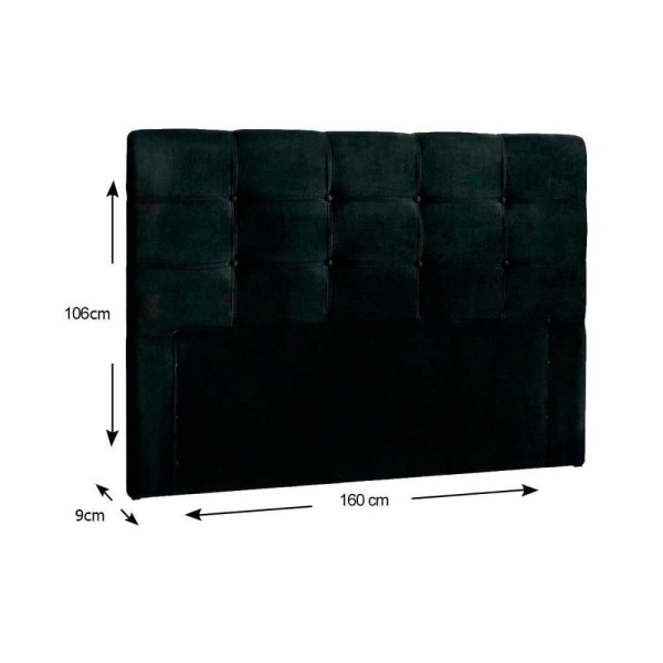 Encontraproduto.com.br - Cabeceira Cama Box Estofada Queen Queen Clean Plus Suede Marrom Chocolate - Simbal