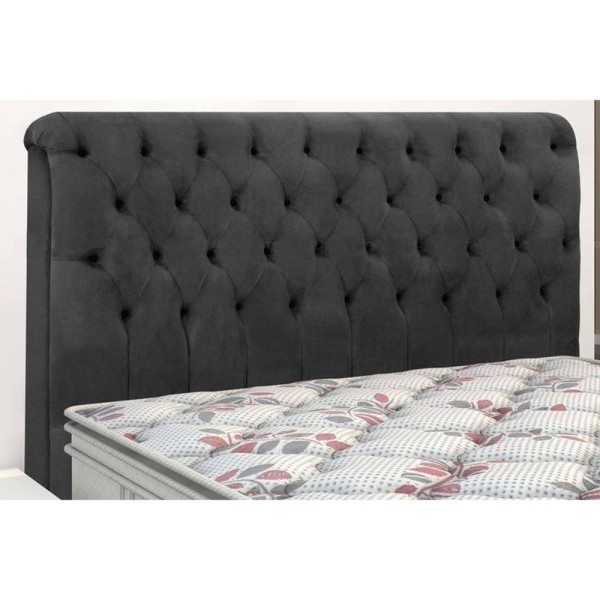 Encontraproduto.com.br - Cabeceira Cama Box Estofada Casal Casal Imperatriz Plus Suede Bege - Simbal