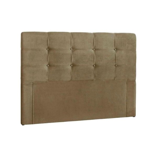Encontraproduto.com.br - Cabeceira Cama Box Estofada Queen Queen Clean Plus Suede Marrom - Simbal