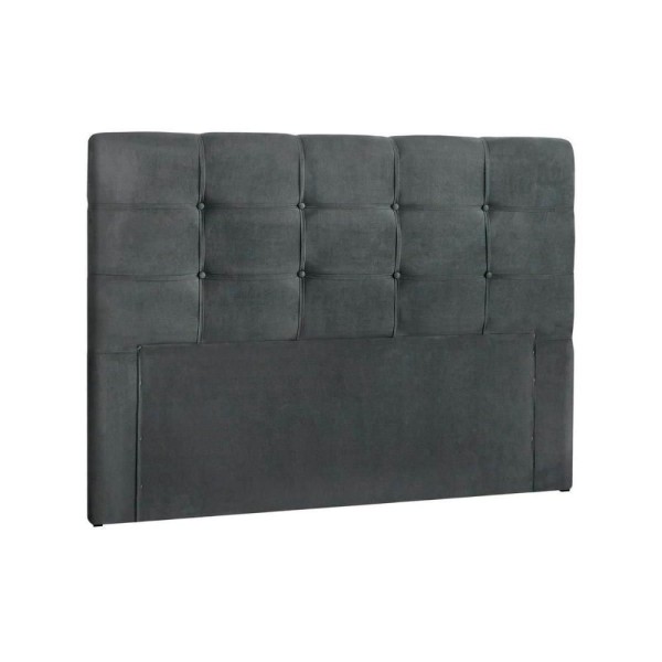Encontraproduto.com.br - Cabeceira Cama Box Estofada Queen Queen Clean Plus Suede Cinza - Simbal