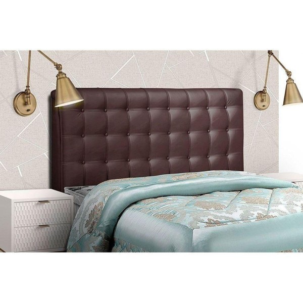 Encontraproduto.com.br - Cabeceira Cama Box Estofada Queen Size Queen Dama Plus Queen Size - Courano Cacau - Simbal