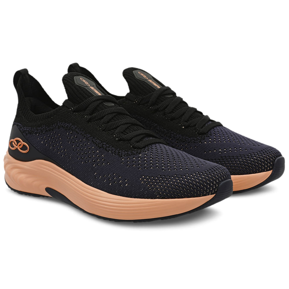 Encontraproduto.com.br - Tênis de Treino Olympikus Essential 3 Marinho e Preto Feminino