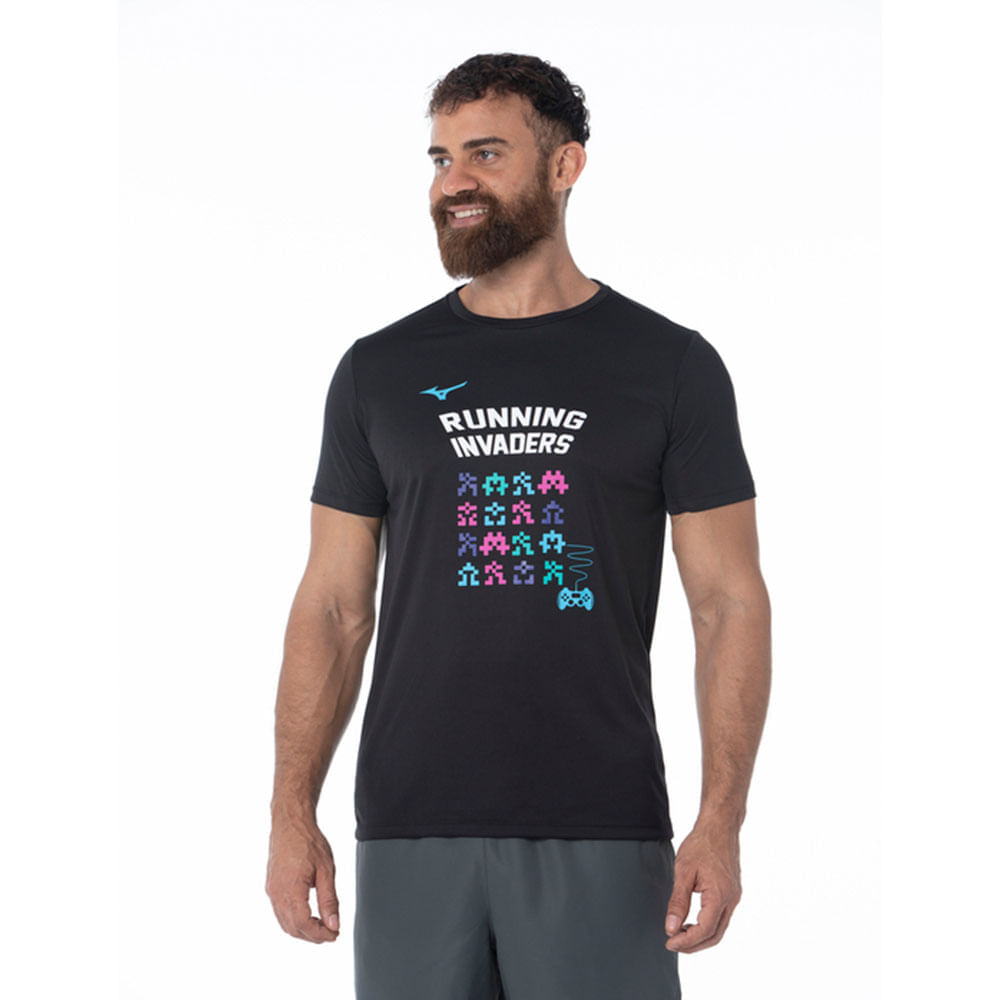 Camiseta de Treino Masculina Mizuno Fitwear Stamp