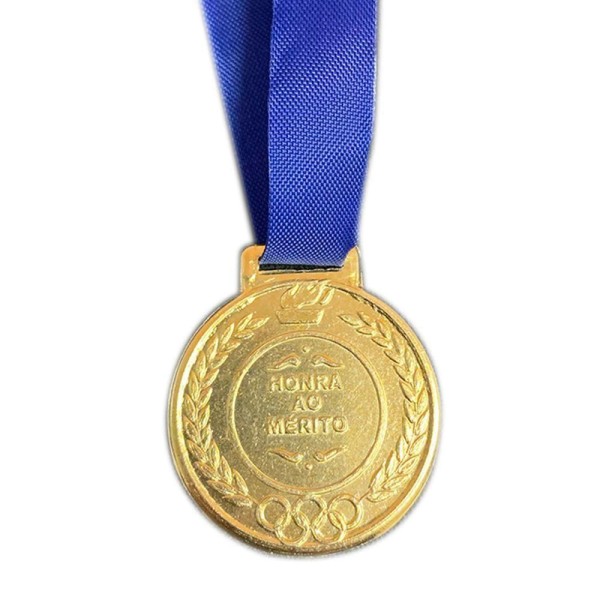 Encontraproduto.com.br - 500 Mini Medalhas Honra Ao Mérito Participação Ouro Prata Bz ouro