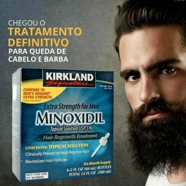 Encontraproduto.com.br - Min0xidil Kirkland Crescimento Barba E Cabelo - Importado