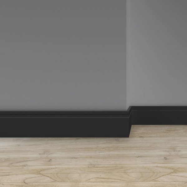 Encontraproduto.com.br - Rodapé Eva Autocolante 7cm Altura Rp16 Preto Metro