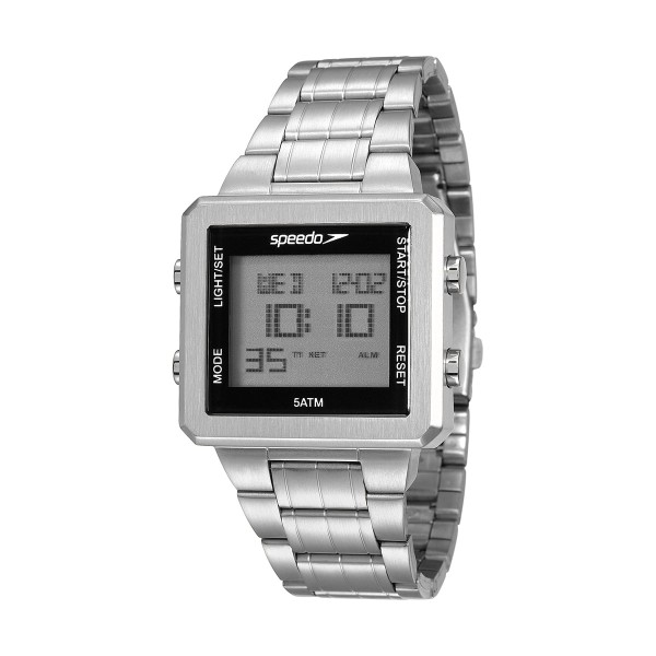 Encontraproduto.com.br - Relógio Speedo Masculino Prata Digital 24845G0EVNA1