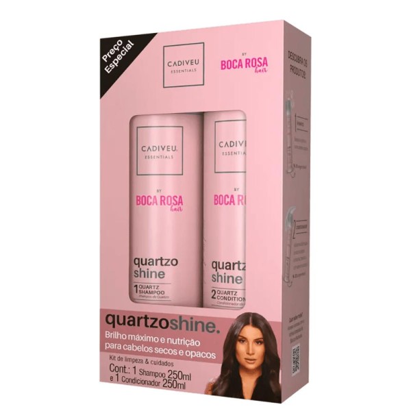 Encontraproduto.com.br - Kit Shampoo e Condicionador by Boca Rosa 250ml - Cadiveu