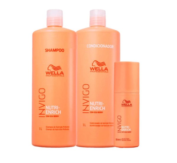 Encontraproduto.com.br - Kit Shampoo e Cond. 1L + Leave-in Wonder Balm Nutri-Enrich