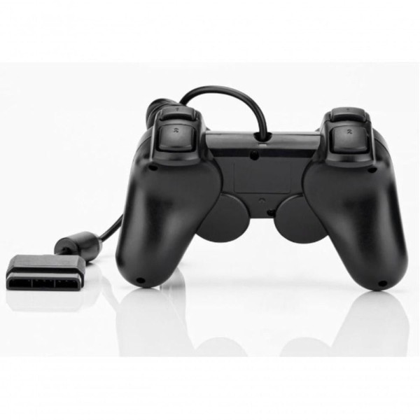 Encontraproduto.com.br - Controle Joystick Playstation Ps2 E Ps1 Mbtech Preto Mb4297