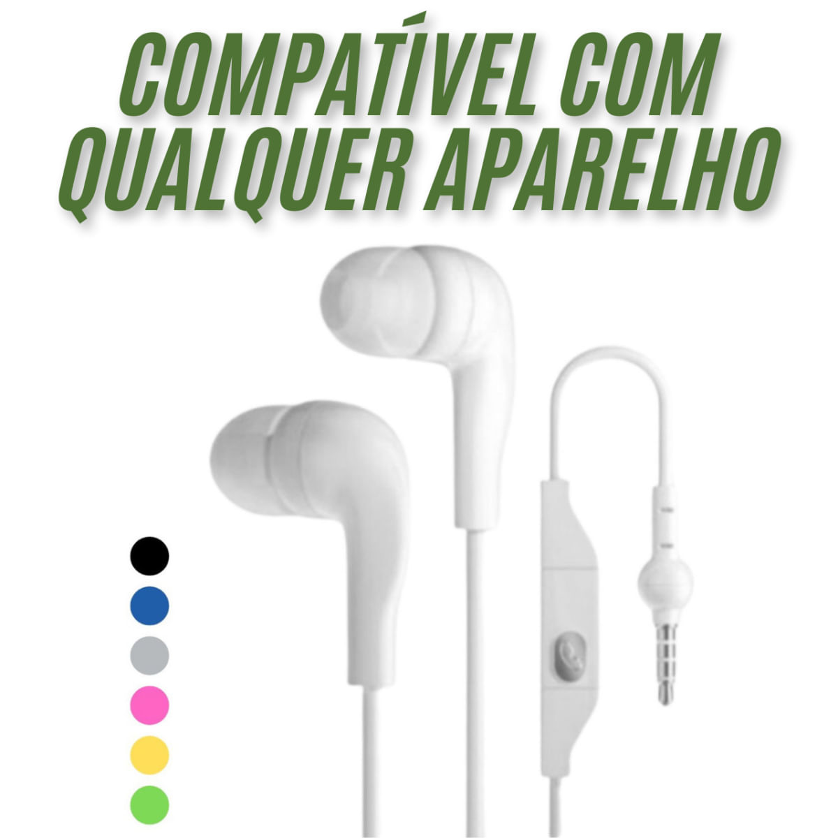 Encontraproduto.com.br - Fone De Ouvido Intra Auricular Com Redução De Ruídos e Microfone Embutido LE-0241