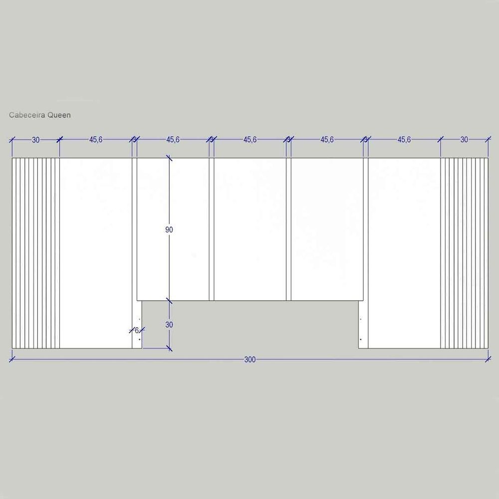 Encontraproduto.com.br - Kit Quarto Mdf Queen Sob Medida Com 2 Mesas E Cabeceira 3M Carvalho Malva Com Titânio