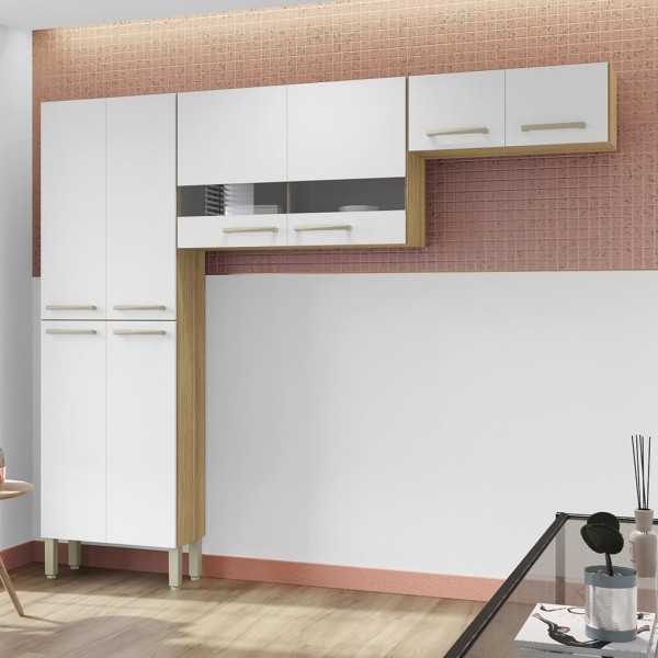 Cozinha Compacta 8 Portas Nala Kits Paraná