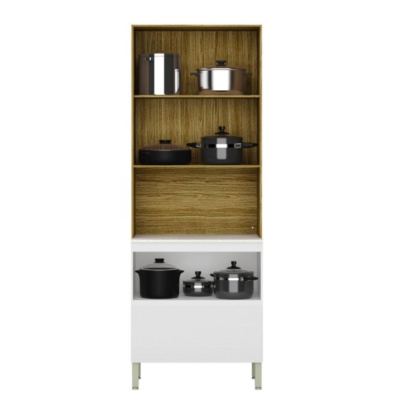 Encontraproduto.com.br - Paneleiro Torre Quente 3 Portas 1 Gavetas Art Kits Parana