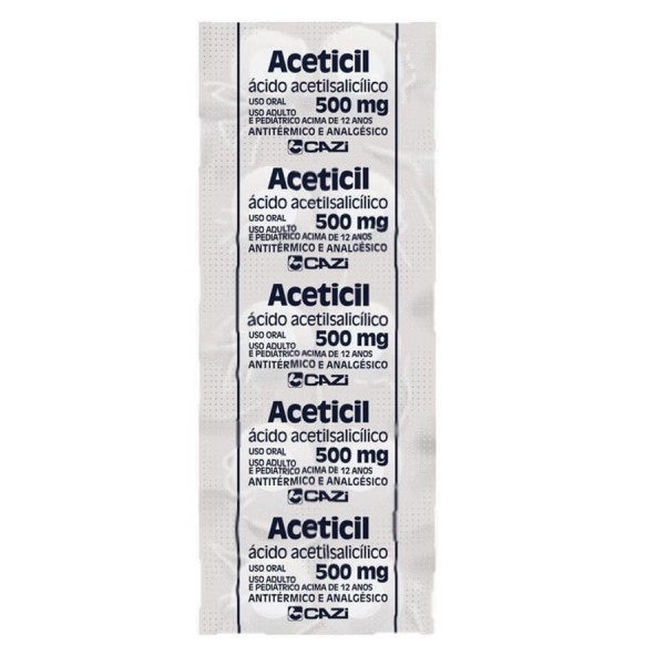 Encontraproduto.com.br - Aceticil 500MG Comprimido - Caixa com 10 Comprimidos