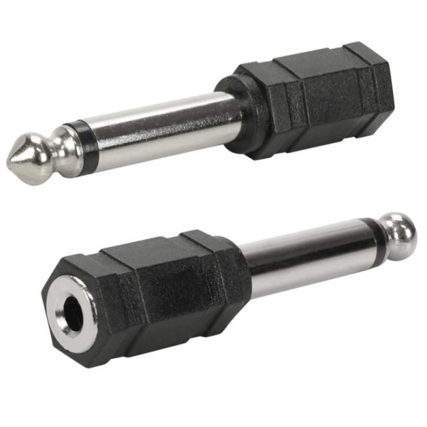Encontraproduto.com.br - Adaptador P2 Femea Mono X P10 Macho Microfone Som