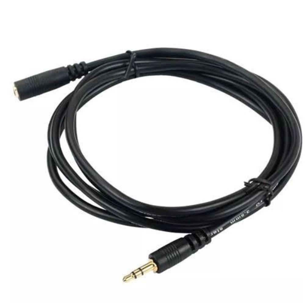 Encontraproduto.com.br - Cabo Extensor Extensao Fone P2 Macho X Femea 1,5 Metros