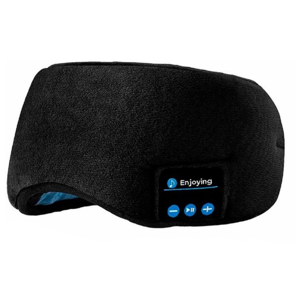 Máscara De Viagem Para Dormir Tapa Olho Musical Com Som Bluetooth Cor:azul