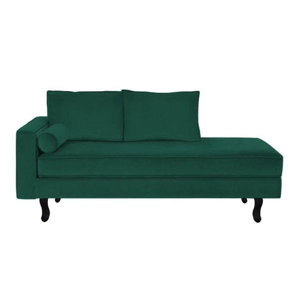 Encontraproduto.com.br - Recamier Divã Dubai L/direito 1,40 M Suede Verde - Am Interiores