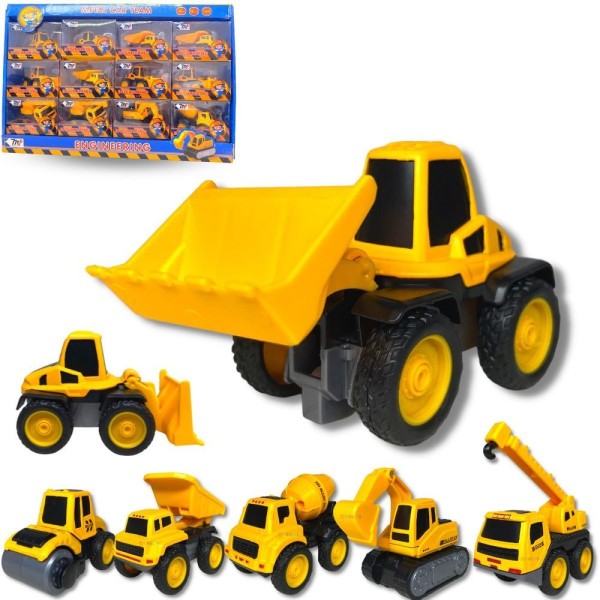 Encontraproduto.com.br - Caminhão De Brinquedo Construção Miniatura Metal Com Fricção Cor:guindaste