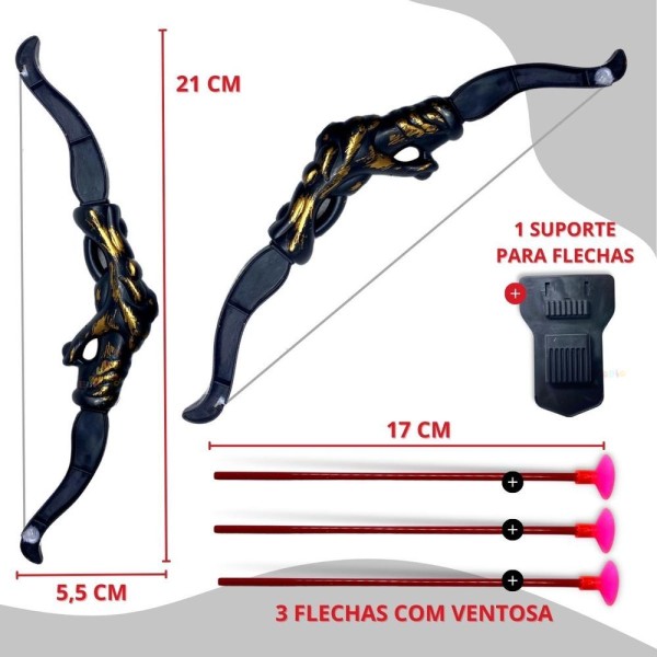 Encontraproduto.com.br - Arco E Flecha Infantil Dardos De Brinquedo Kit 6un Atacado [f114]