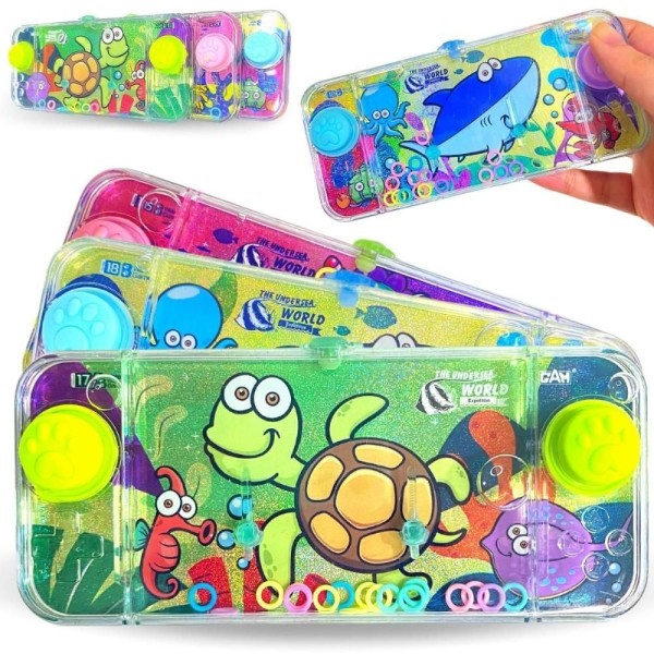 Encontraproduto.com.br - Aquaplay Jogo De Argolas Retro Play Game Animais Marinhos [f114]