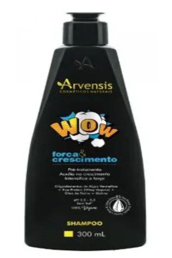 Encontraproduto.com.br - SHAMPOO WOW FORÇA E CRESCIMENTO 300ML - ARVENSIS
