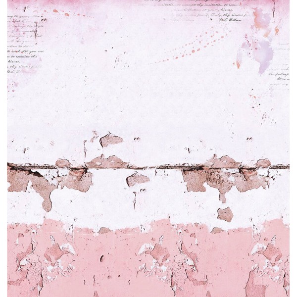 Encontraproduto.com.br - Página para Scrapbook Dupla Face Litoarte 30,5 x 30,5 cm - Modelo SD-1017 Rosas Aquarela