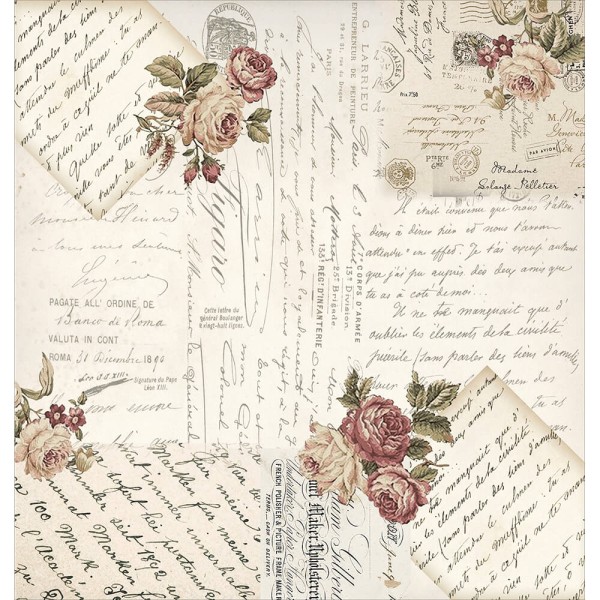 Encontraproduto.com.br - Página para Scrapbook Dupla Face Litoarte 30,5 x 30,5 cm - Modelo SD-1090 Carta