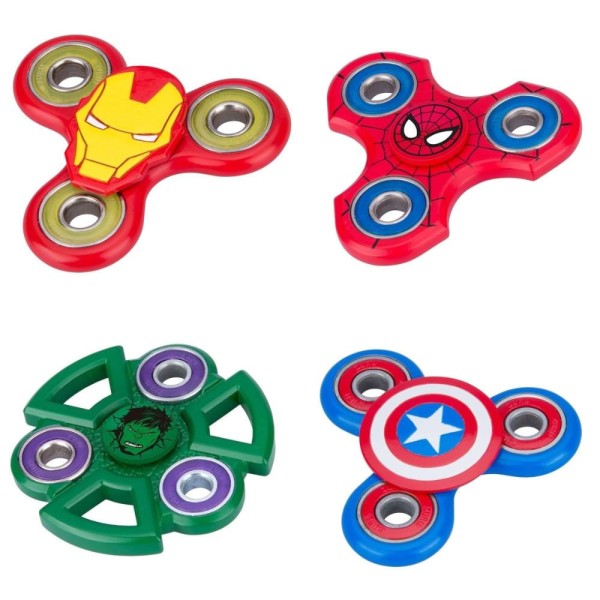 Kit 4 Marvel Spinners - (5846H) + (5846CA) + (5846HF) + (5846HA)