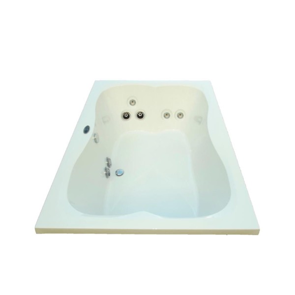 Banheira Jacuzzi Espree Box P1 com Aquecedor 10 Jatos em Acrílico 150x120x53