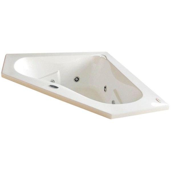 Banheira Jacuzzi Ápia com Aquecedor 12 Jatos Acrílico 152x152x54cm