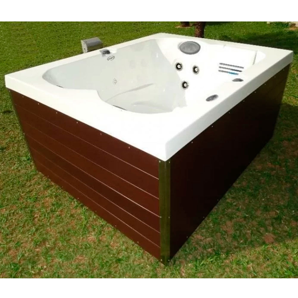 Encontraproduto.com.br - Mini Spa Jacuzzi Vip Com Deck 180x145cm