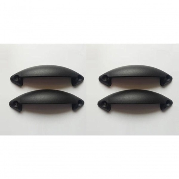 Encontraproduto.com.br - 1 Par De Puxadores Preto Para Todas As Camas Box Com Baú
