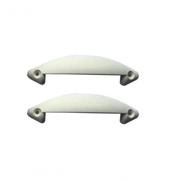 Encontraproduto.com.br - 1 Par De Puxadores Para Todas As Camas Box Com Baú branco