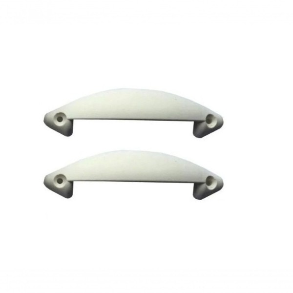 Encontraproduto.com.br - 1 Par De Puxadores Para Todas As Camas Box Com Baú branco