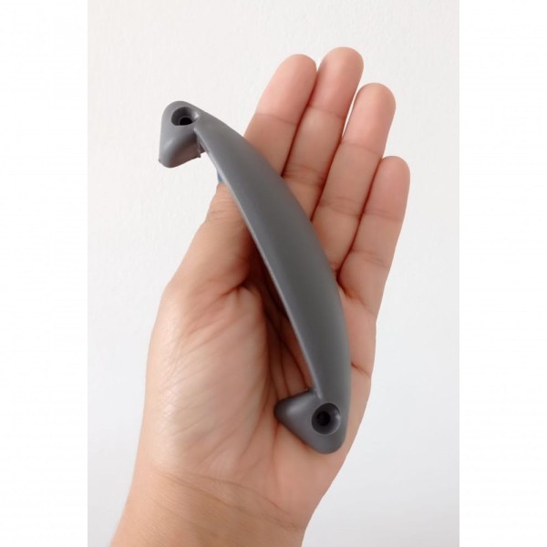 Encontraproduto.com.br - 1 Par De Puxador Para Todas As Camas Box Baú Cinza
