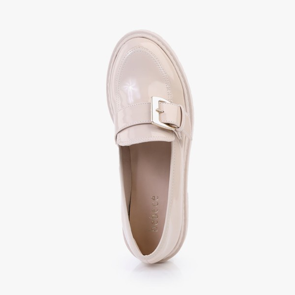 Encontraproduto.com.br - Mocassim Tratorado Com Fivela Feminino