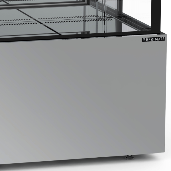 Encontraproduto.com.br - Vitrine Quente/Fria 1,45m para Confeitaria Vanguard Top CVTDRQ-1450 Refrimate - Iluminação LED e Tampos de Vidro