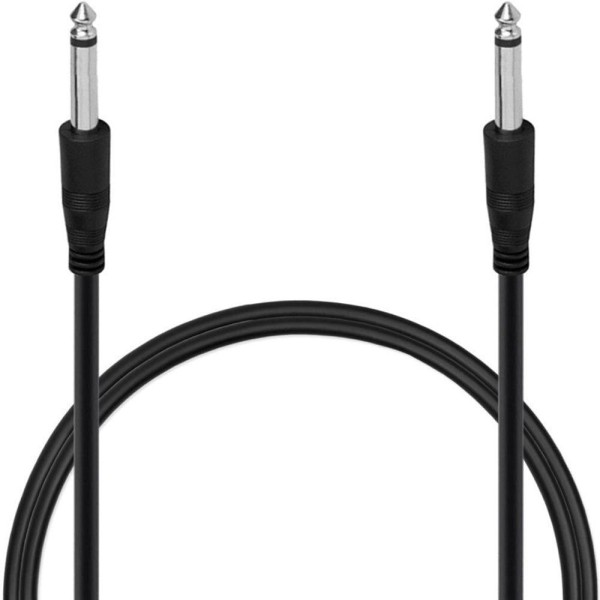 Encontraproduto.com.br - Cabo P10 Macho Mono X P10 Macho Mano Com 1,80 Metros Mbtech