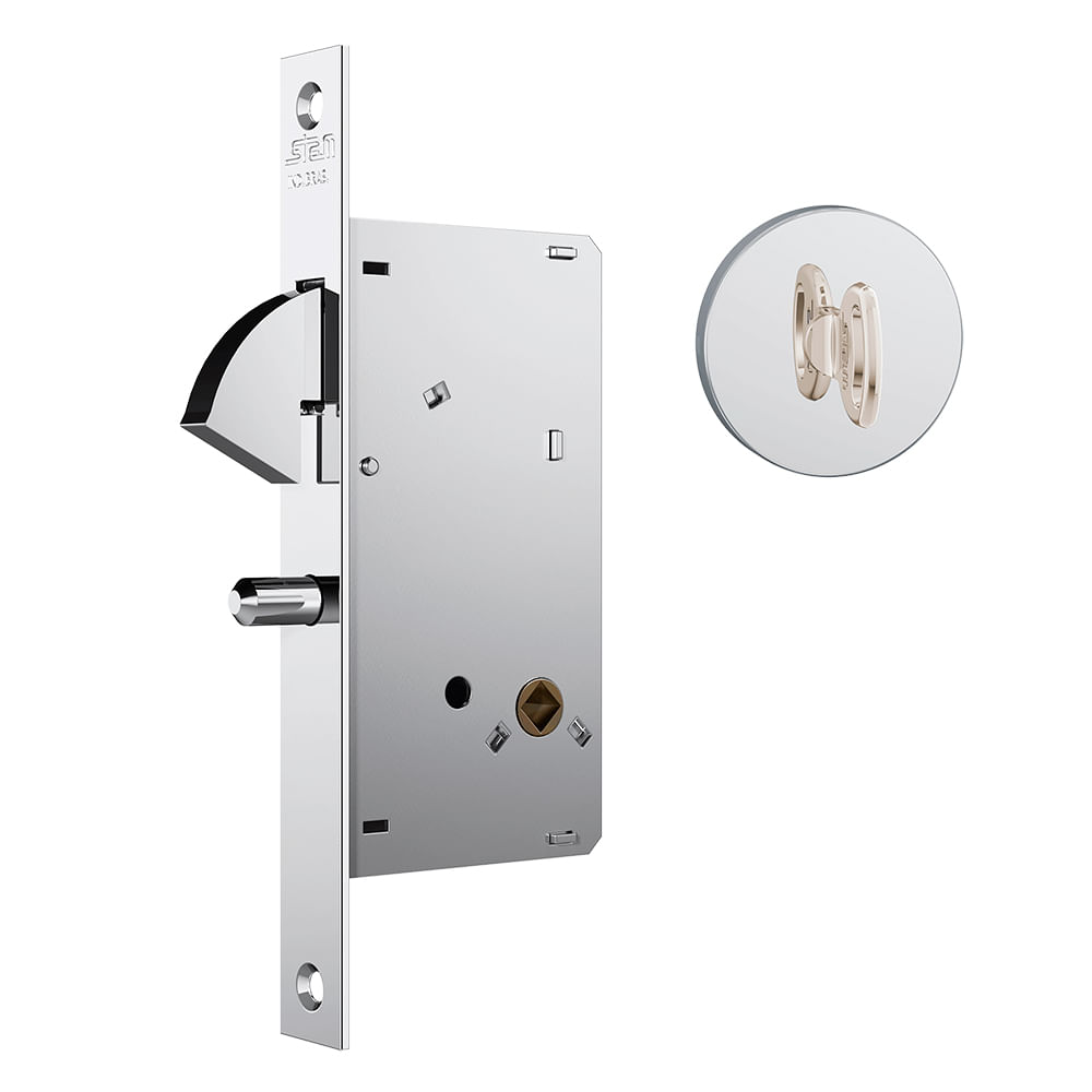 Encontraproduto.com.br - Fechadura Stam Porta de Correr 950 WC Roseta