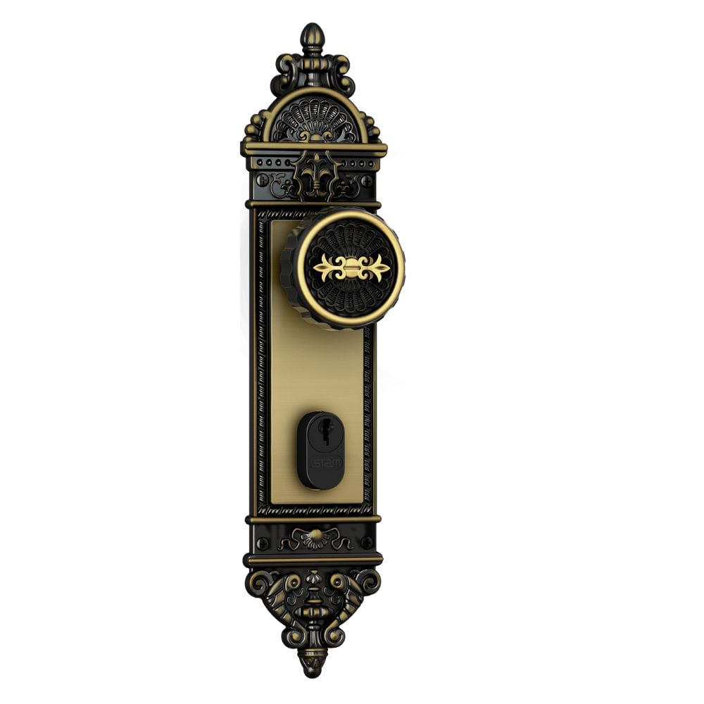Encontraproduto.com.br - Fechadura Externa 1501/06 Zamac Col Stam